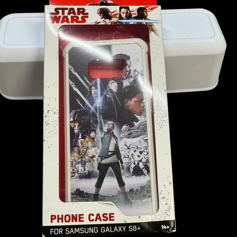 Star Wars Rey Phone Case for Samsung Galaxy S8+ - Red‎ NWB